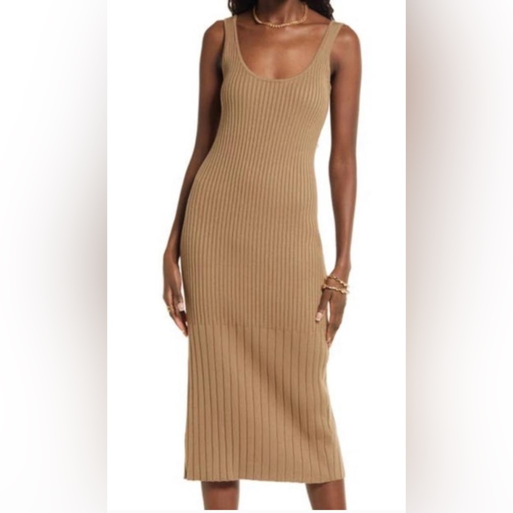 Open Edit Ribbed Tank Dress XL Excellent Used Condition Worn Once